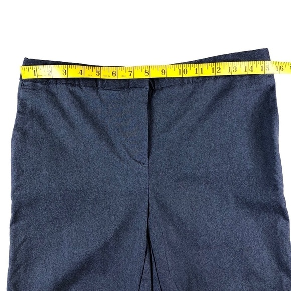 Mario Serrani Blue Stretch Bermuda Walking Shorts, Golf, High Rise - Picture 5 of 7